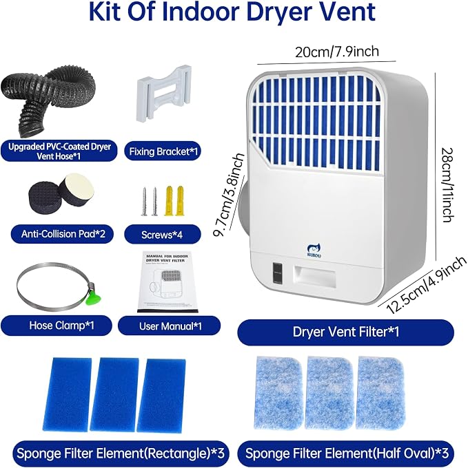 RUIOU Indoor Dryer Vent Kit - Image 4
