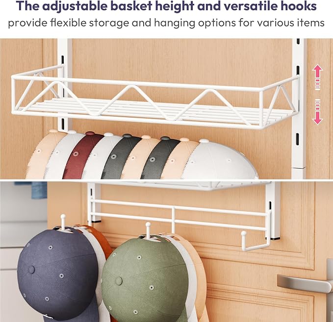 SWTYMIKI Over Door Hat Organizer - Image 6