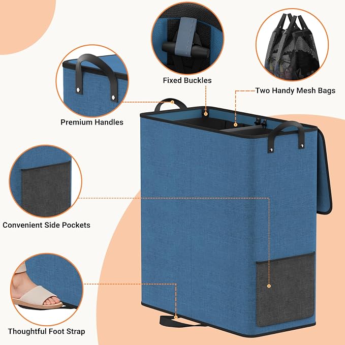 Large Double Laundry Hamper - Image 3