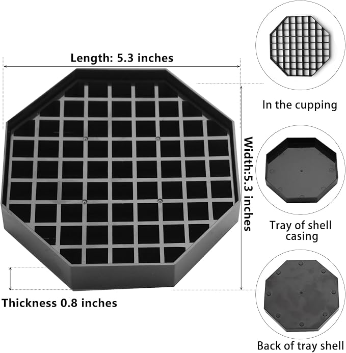 Drip Trays, 5.3" Octagonal Coffee Drip Tray, CoffeeTray - Image 3
