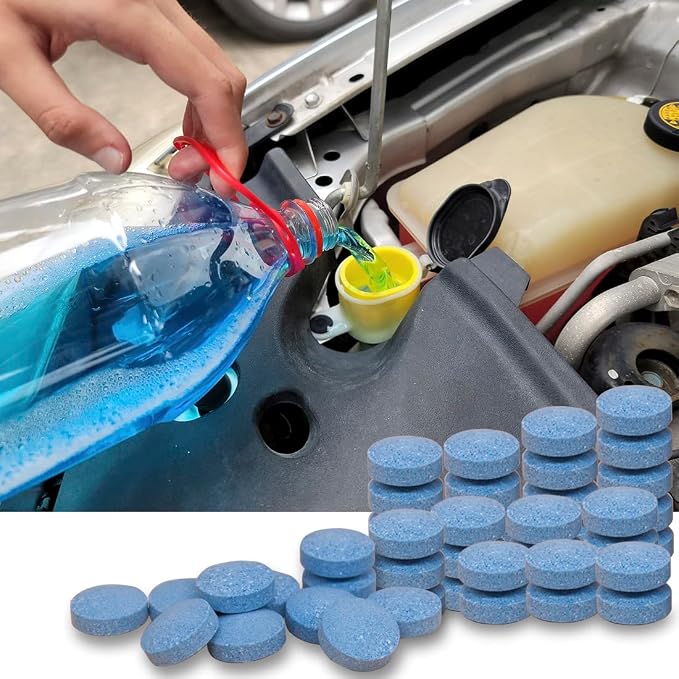200 Pcs Windshield Washer Fluid Tablets, Wiper Fluid Concentrate, 1 Pack Makes - Image 7
