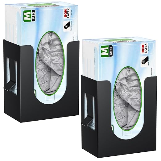THYGIFTREE Magnetic Glove Box Holder 2 Pack, Wall Mount Metal Rubber Disposable by THYGIFTREE