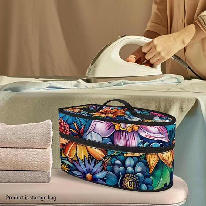 Mandala Iron Storage Case, Lightweight Foldable Steam Iron Case Bag - Image 2