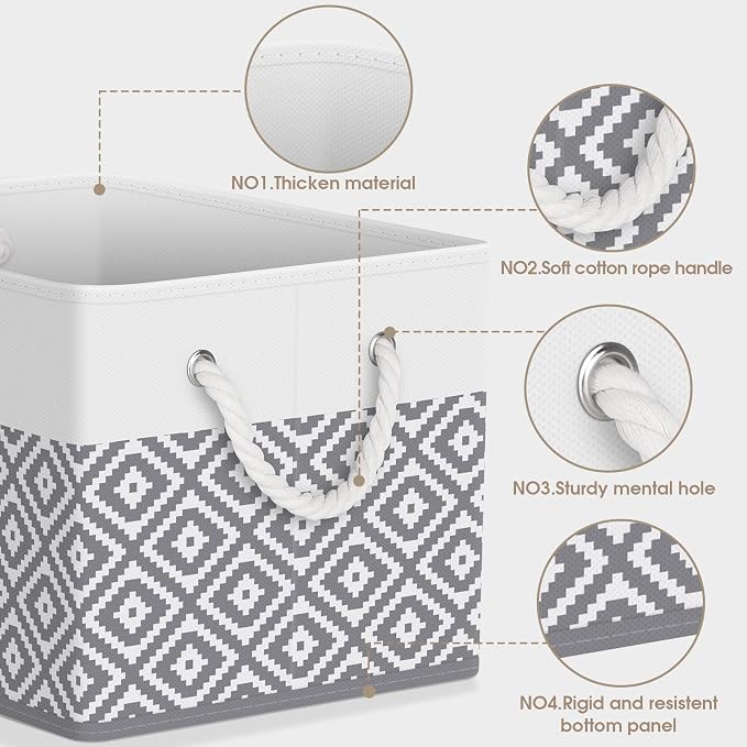 Storage Bins, Collapsible Storage Basket - Image 3