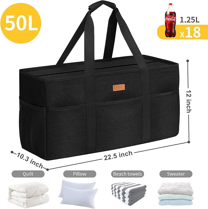LHZK Stand Up Extra Large Utility Tote Bag - Image 7