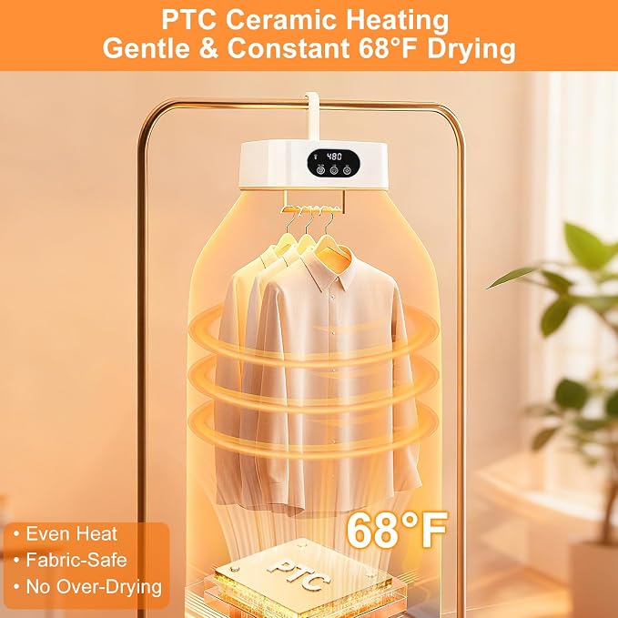 Portable Clothes Dryer, Fast Quiet Drying - Image 2
