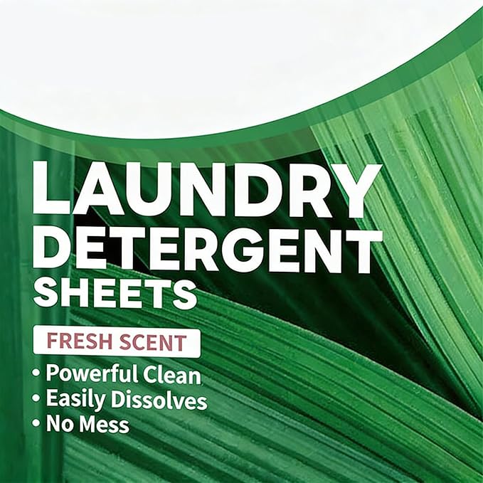 Laundry Sheets - Foaming Scented Stain, Removal Wash Sheets - Image 8