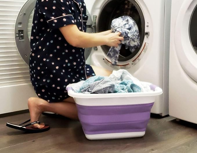SAMMART 25L Collapsible Laundry Basket/Tub by SAMMART