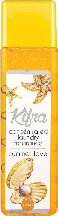 KIFRA SUMMER LOVE Concentrated Laundry Fragrance 6.76 Fl Oz 200ml 80 Washing by KIFRA