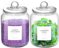 Glass Jars for Laundry Room Organization, 0.8 Gallon Glass Containers by Unknown