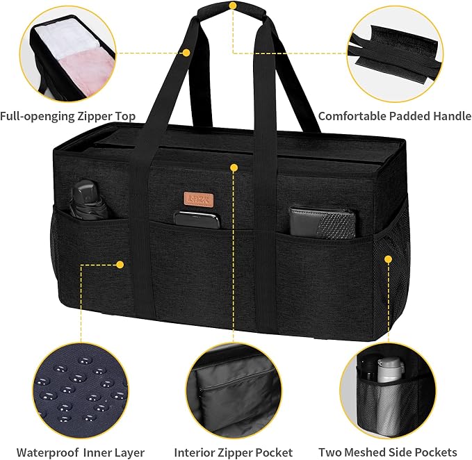 LHZK Stand Up Extra Large Utility Tote Bag - Image 3