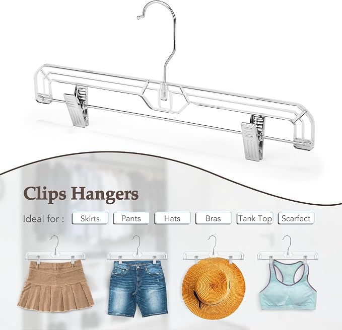 HOUSE DAY Clear Pants Hangers - Image 5