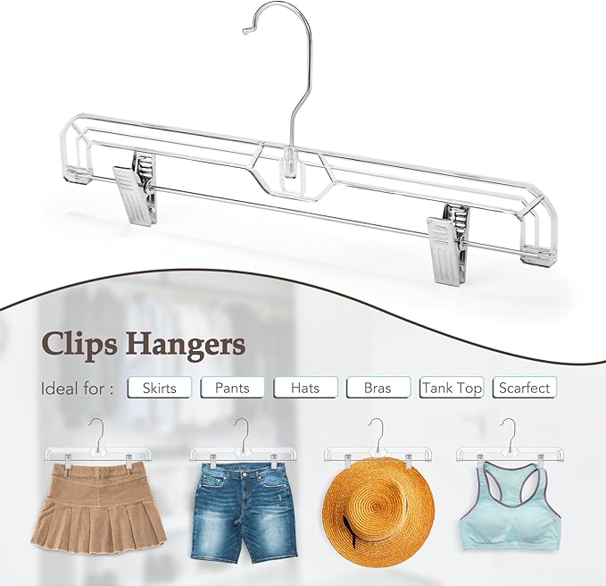 HOUSE DAY Clear Pants Hangers - Image 5