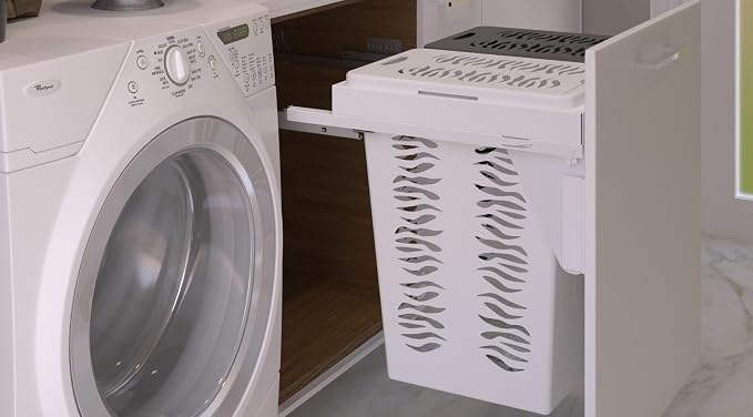 REV-A-SHELF Steel Top Mount Pullout Hamper - Image 4