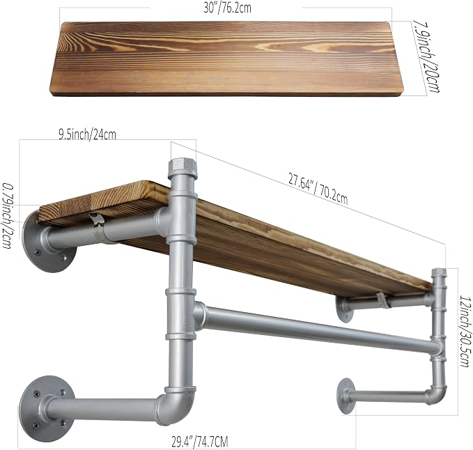 WEBI Wall Mounted Clothes Rack - Image 3