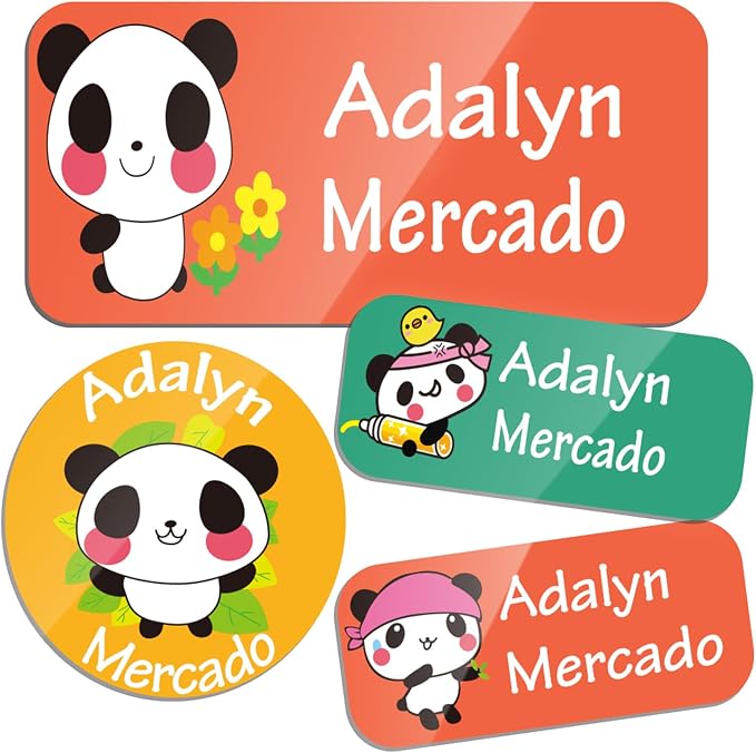 Custom Personalized Name Labels by TSNBYYC