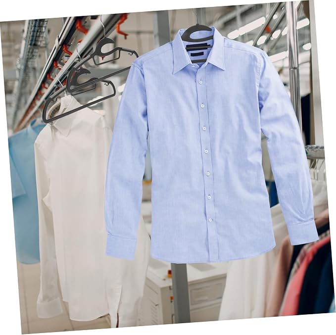 10pcs Extra Wide Non-Slip Plastic Hangers - Image 7