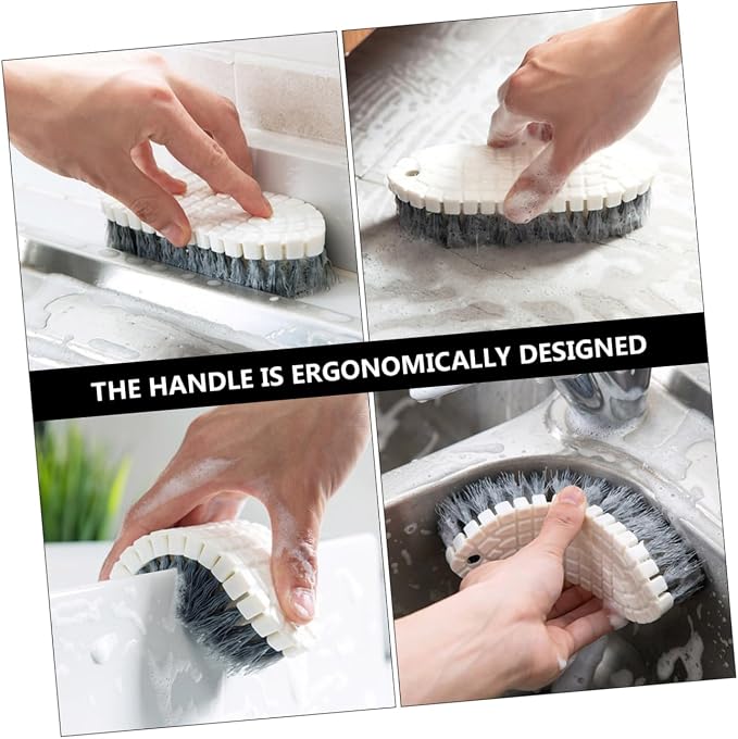 GALPADA 4pcs Kitchen Cleaning Pot Brush Set Dish Brush Straw Cleaner Bathroom - Image 2