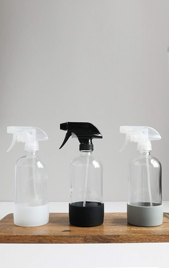 Rail19 Refillable Clear Glass Cleaning Spray Bottle - Image 4