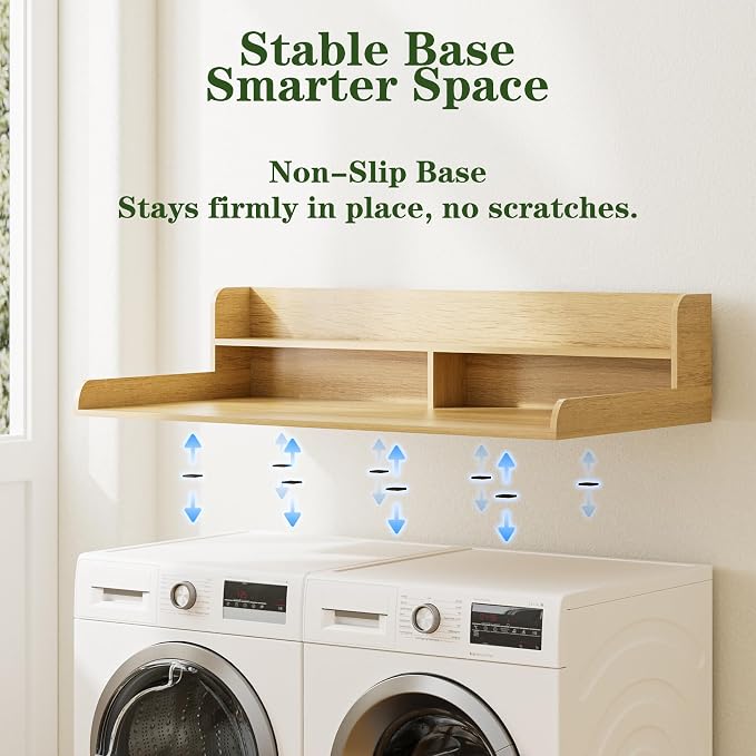 2-Tier Washer Dryer Countertop, Laundry Room Organization and Storage, 27.6" x - Image 4