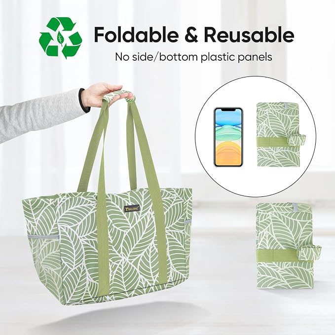 BALEINE Soft 9 Gallon Extra Large Utility Tote, Foldable Reusable Storage Bag - Image 3