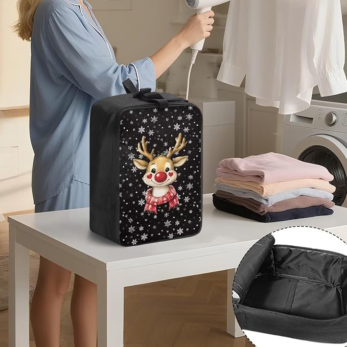 Christmas Moose Steam Iron Travel Bag - Image 3