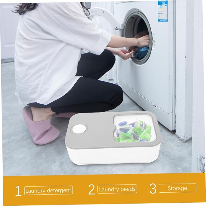 Laundry Holder with Sliding Lid Laundry Container - Image 3
