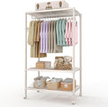 Rolling Clothes Rack, Heavy Duty Garment Clothing Rack by GarveeHome