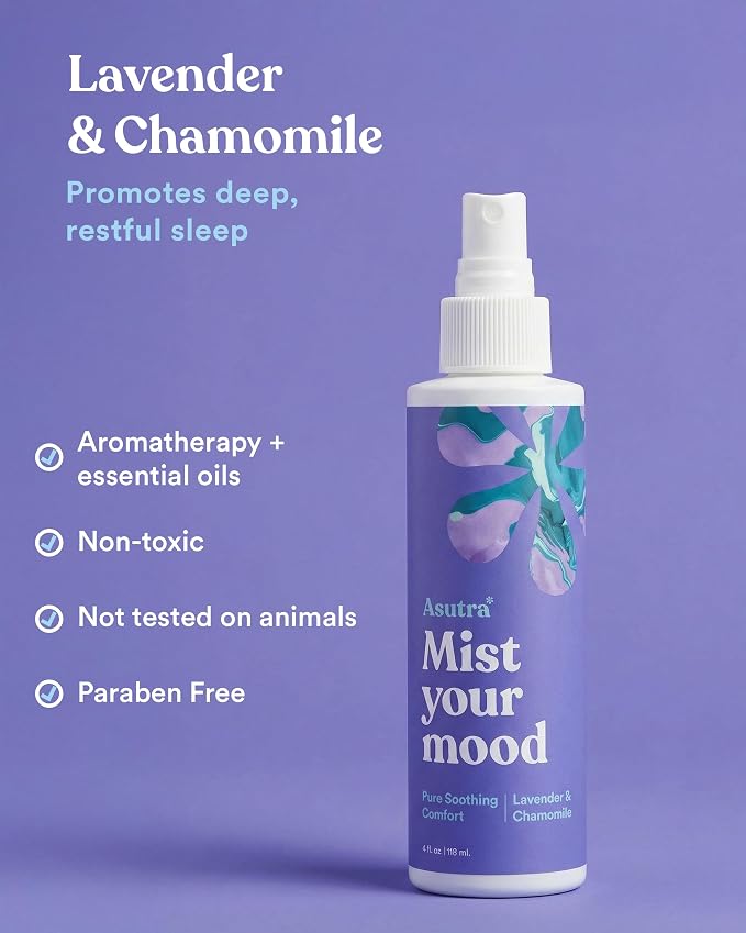 ASUTRA Lavender Pillow Spray for Sleeping, 4 fl oz – Sleep Mist Spray for - Image 4