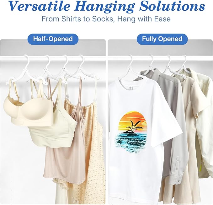HOUSE DAY Travel Hangers, Portable Folding Hangers - Image 8