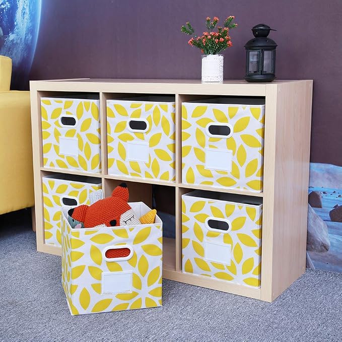 MAX Houser Fabric Storage Bins Cubes Baskets Containers - Image 9