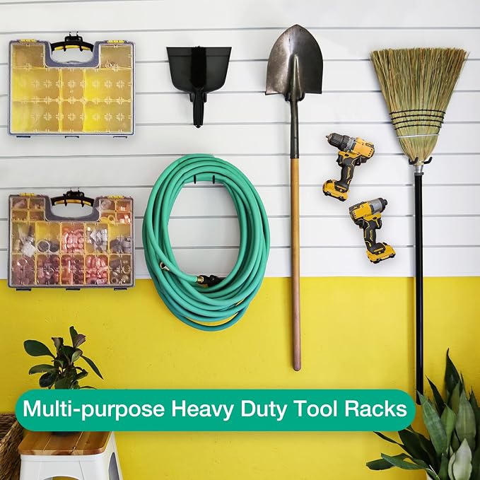 G.CORE 12 Pack Pegboard Tool Utility Hooks, 1/4" Heavy Duty Metal Peg Board - Image 7