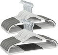 Finnhomy Bar Design Heavy Duty 50 Pack Plastic Hangers, Clothes Hangers by Finnhomy
