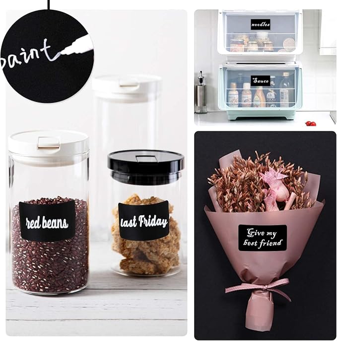Chalkboard Labels 180 Pcs Waterproof Reusable Label - Image 7