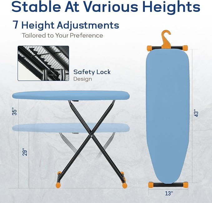 Compact Ironing Board Full Size 43x13 - Image 2