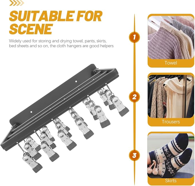 BESPORTBLE Multi-Clip Peg Hanger - Image 3