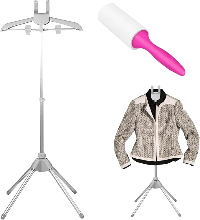 Steamer Stand Telescopic Garment Steamer Rack Height Adjustable Clothes Steamer - Image 7