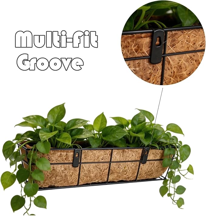 LX7 3 Pack Hanging/Wall-Mounted Planters Baskets - Image 5