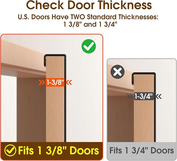 Long Over The Door Hooks Hanger - Image 2