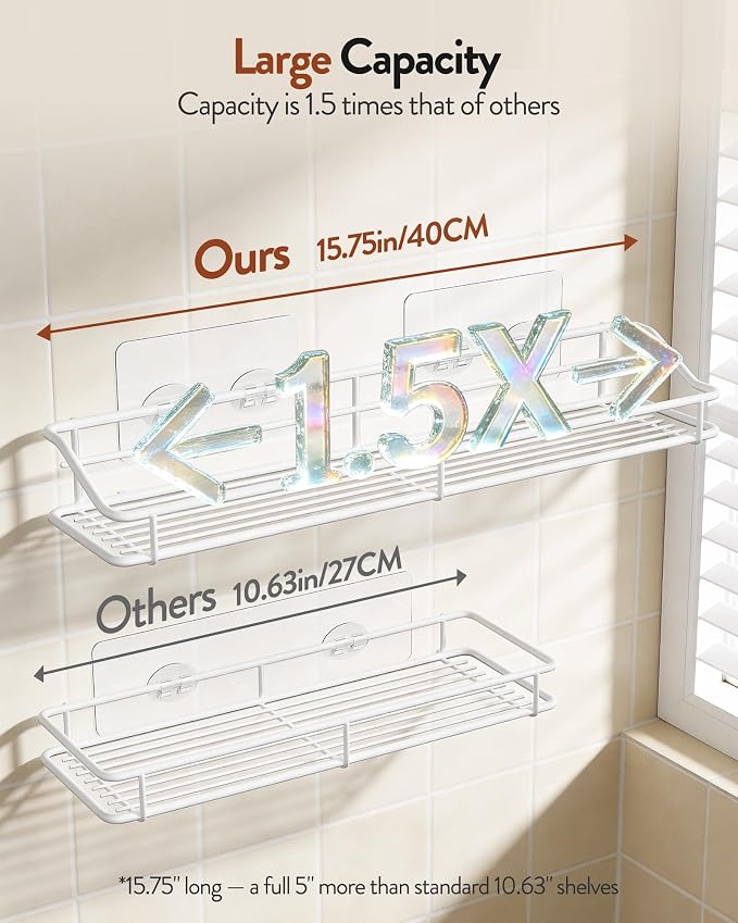 Orimade Bathroom Shelf Organizer Shower Caddy Storage Kitchen Rack - Image 2