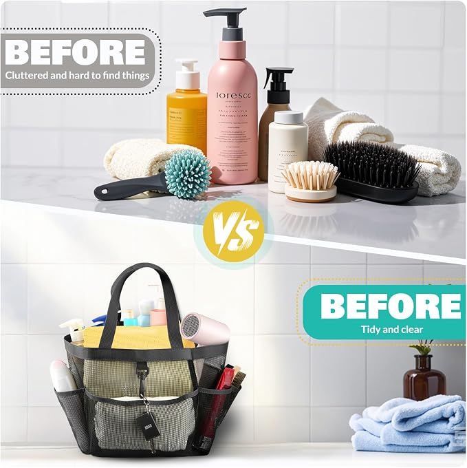 Mesh Shower Caddy Portable for College Dorm Room Essentials - Image 5