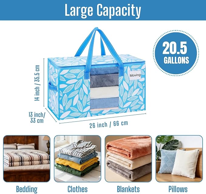 VENO 4 Pack Moving Bags, Storage Bins - Image 3
