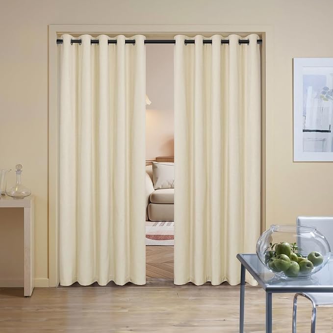 1Pack Black Tension Curtain Rod - Image 5