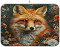 Beautiful Red Fox Flowers Retro Absorbent Dish Drying Mat Microfiber Kitchen by Unknown