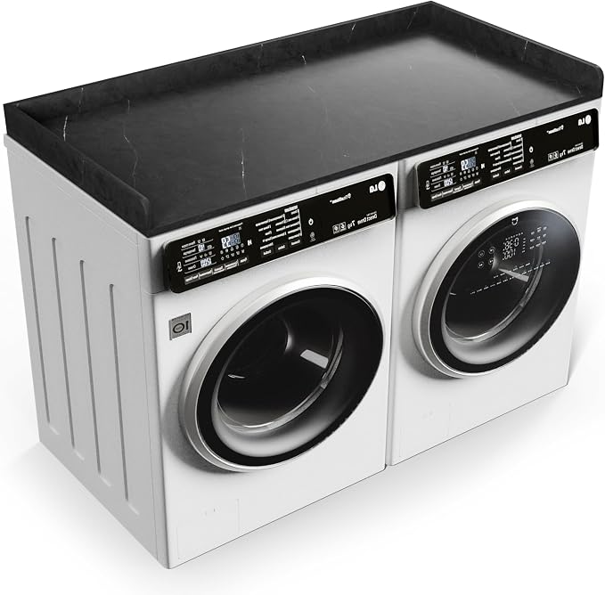 Washer Dryer Countertop with Non Slip Mat, 27.5" x 54" Laundry Countertop with by Bkaleme