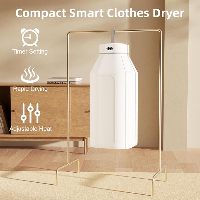 Portable Clothes Dryer, Compact & Foldable Electric Drying Machine - Image 6