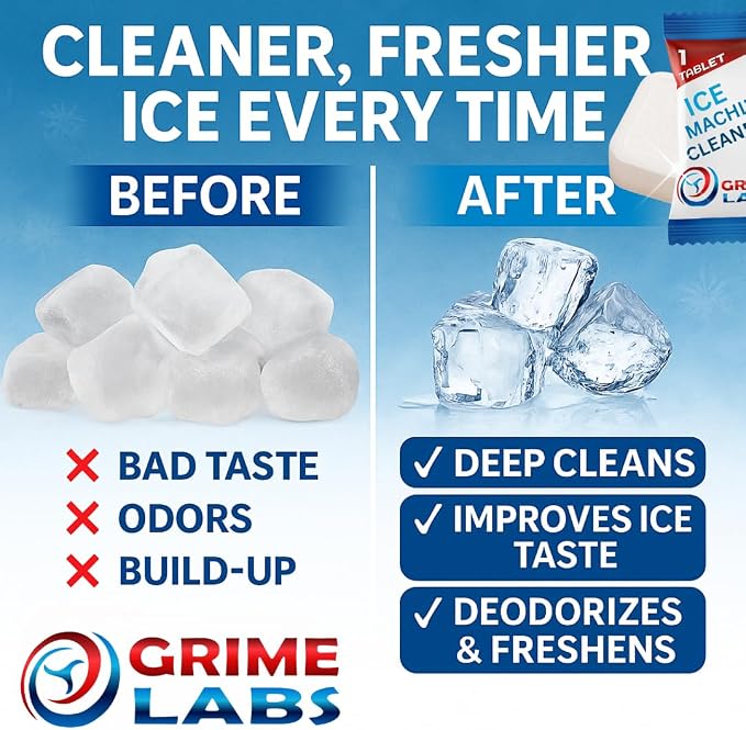 Ice Machine Cleaner Tablets Descaler – 24 Pack – Nickel-Safe, Removes Mold & - Image 3