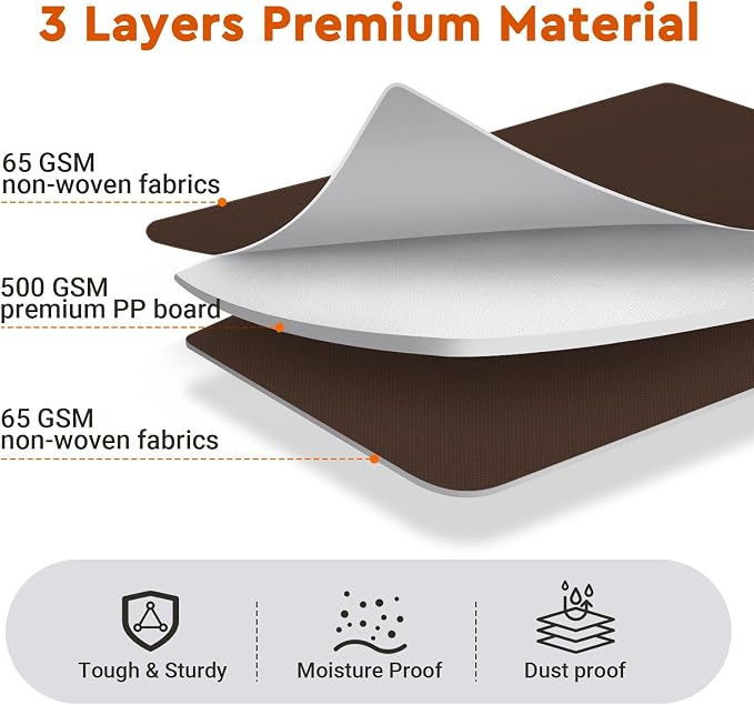 2 Pack Bed Sheet Closet Organizers and Storage, Sturdy Foldable Storage - Image 3