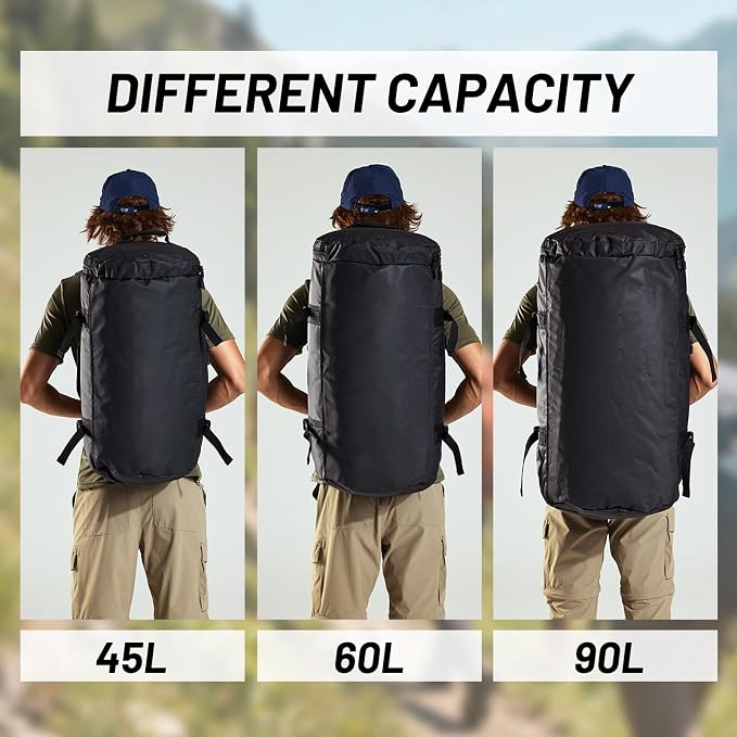 MIER Large Duffel Backpack Sports Gym Bag - Image 5