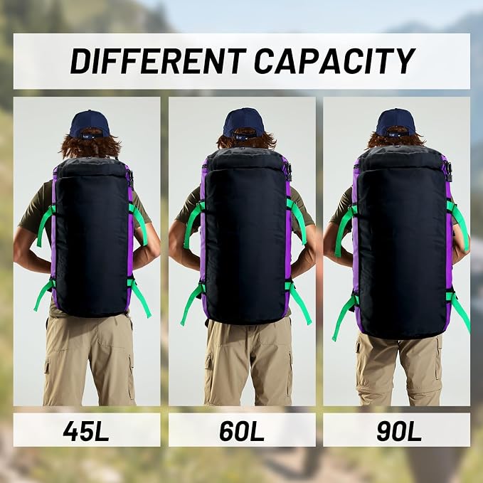 MIER Large Duffel Backpack Sports Gym Bag - Image 5